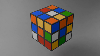 Rubik's Cube Animation 3d animation rubiks cube