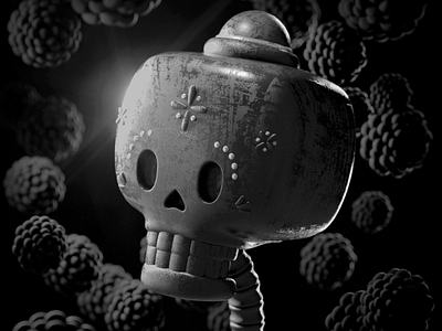 Skull / Calavera 3d c4d calavera character illustration mexico render skull vago