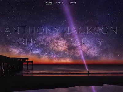 E-commerce Website Example (www.arjphotography.com) artwork design e commerce photography website design