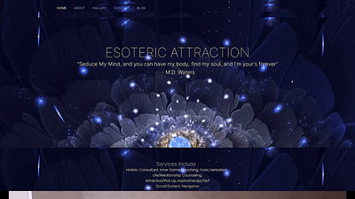 Website Example No E-Commerce (www.esotericattraction.com) artwork design e commerce photography website design