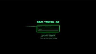 💻Cyber Terminal UI Concept coding creativecoding css cyberpunk dailyui designinspiration dribbble frontend glitchart html neonglow retrofuture scifiui terminal ui uidesign uiux userinterface webdesign webdevelopment