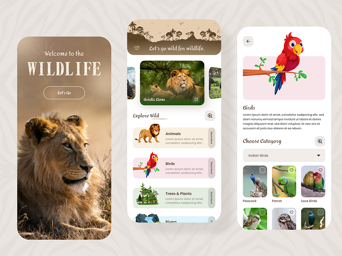 Browse thousands of Nature UI images for design inspiration | Dribbble