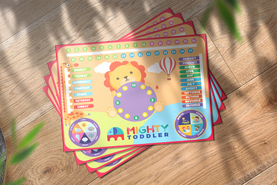 Lion Kid Game Board Infographic Design consultinginfographicposter