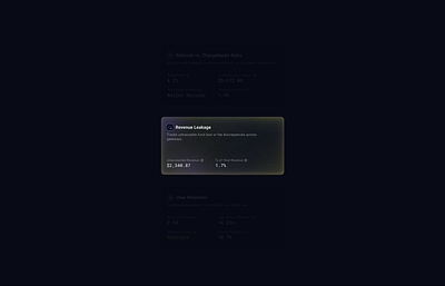 Crypto Payment Gateway - (Revenue Leakage Component) ai animation app artificial intelligence color colour crypto crypto currency dashboard logo minimal motion motion graphics token typography ui ux vector web yellow