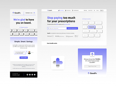 Rebrand Experiment for GoodRx branding design rebrand ui