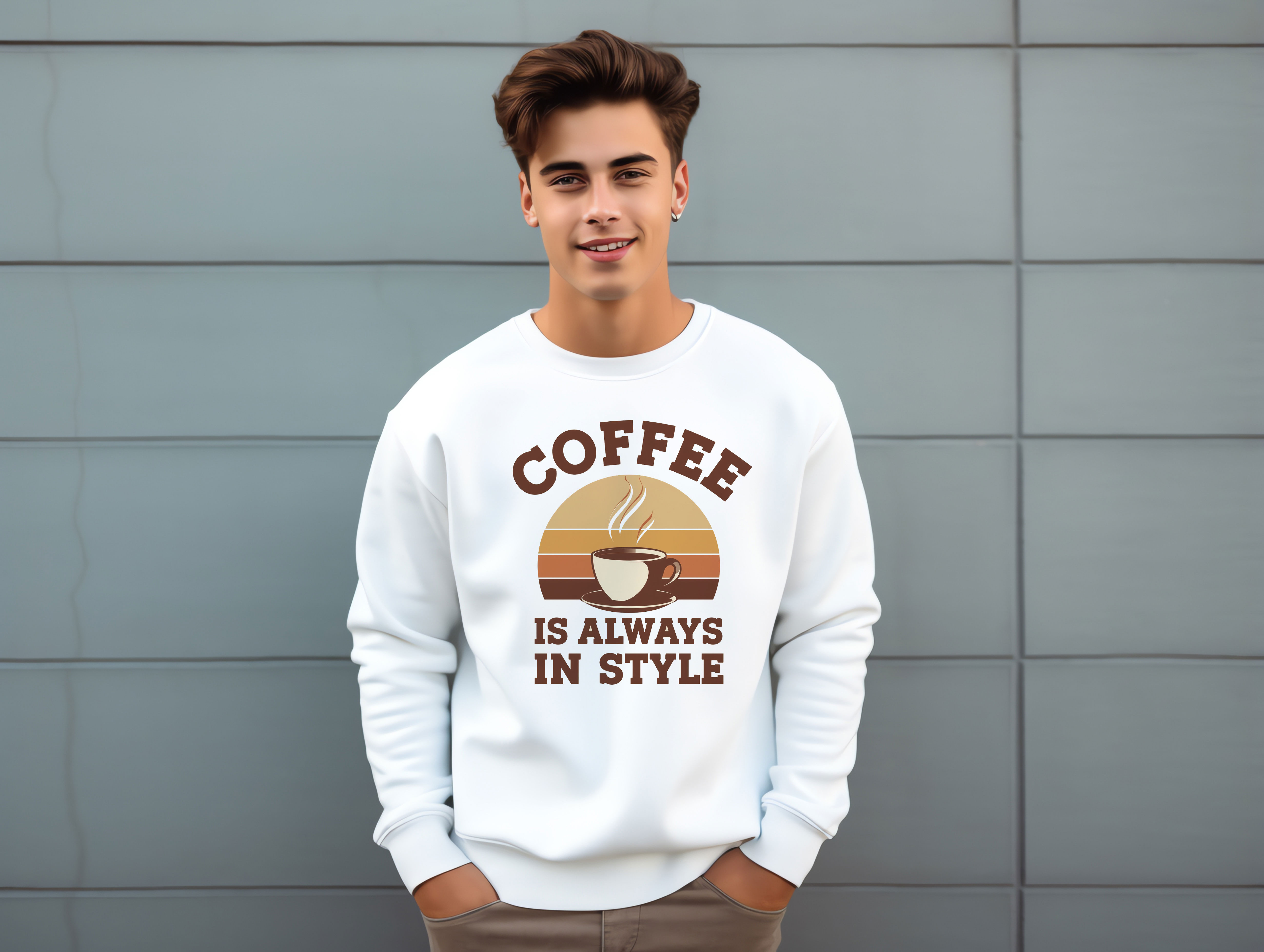 Coffee Is Always In Style active t shirt active t shirts apparel cloths coffeeday coffeedaytshirt custom t shirt design nationalcoffeeday t shirt design