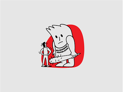 Business Problems business illustration business problems challenges defeat flat illustration struggle survive