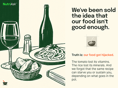 NutriAsk - Infographics branding concept design graphic design identity illustration infographics layout marketing poster research uiux design visual identity