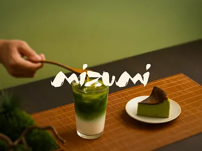 Mizumi-Pure Kyoto Matcha beverage branding drinks graphic design illustration japanese inspired design logo design matcha packaging visual identity