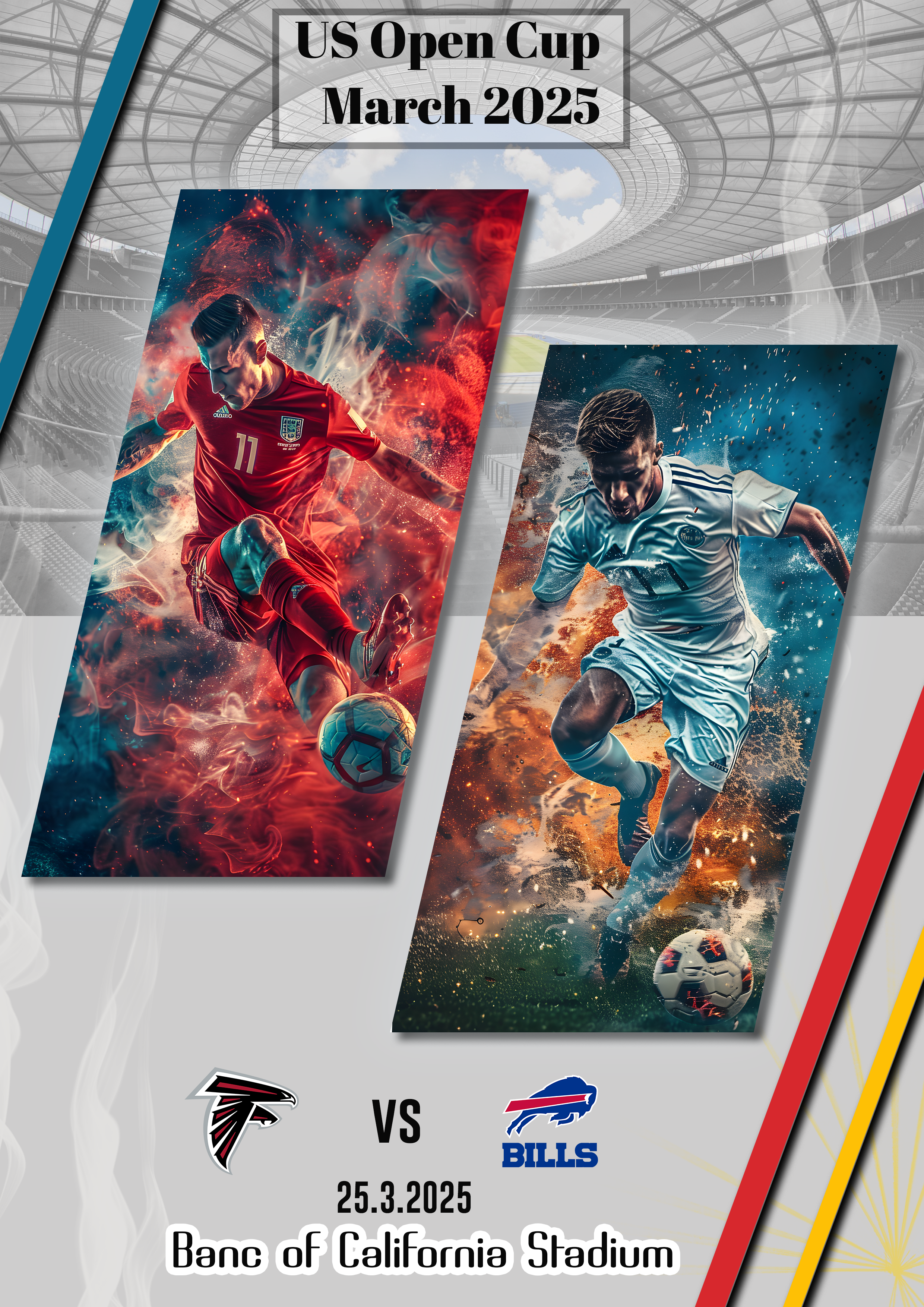 Example of Football Poster Design