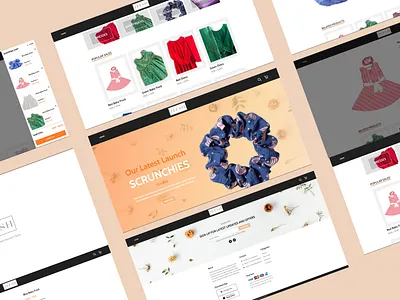 ZEESH - Empowering Pakistani Women Fashion web design web development website