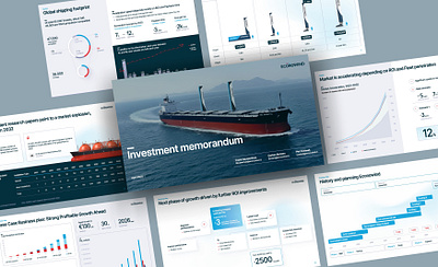 Pitch Deck Design graphic design