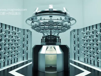 Technology is power/Smart Textile 3d and shadow enriches light. animation branding design