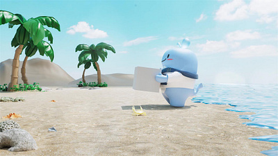 QHYF Technology 3d and shadow enriches light. animation branding design technology