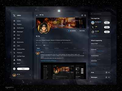 X App Redesign app app design branding design graphic design illustration logo product design redesign twitter typography ui ux vector web web design website x