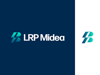 LRP Midea Logo brand branding design graphic design illustration l logo logo design lrp midea m minimal modern p r ui