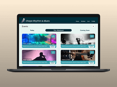 Event App - Web Version app design event figma graphic design ui web web design website