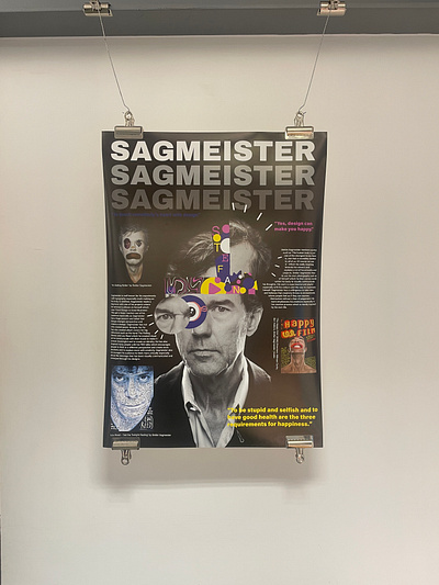 Sagmeister adobe graphic design photoshop poster