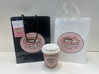Cup O’ Cat Mockup brand identity branding graphic design procreate