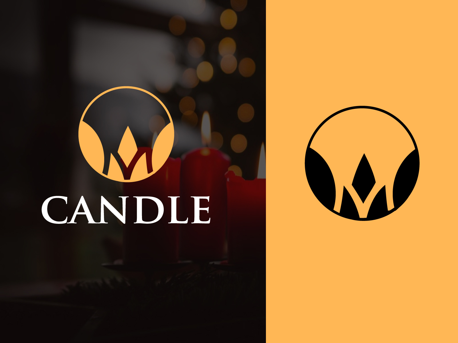 candle logo minimalist logo logo design by King of logos on Dribbble