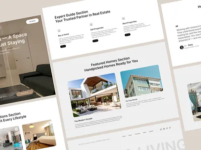 Lumana Living – Real Estate Website Concept clean ui dream house dribbble shot home finder housing ui landing page living area minimal ui modern modern design property ui property website real estate real estate app real estate ui real estate website ui design ux design web concept website design