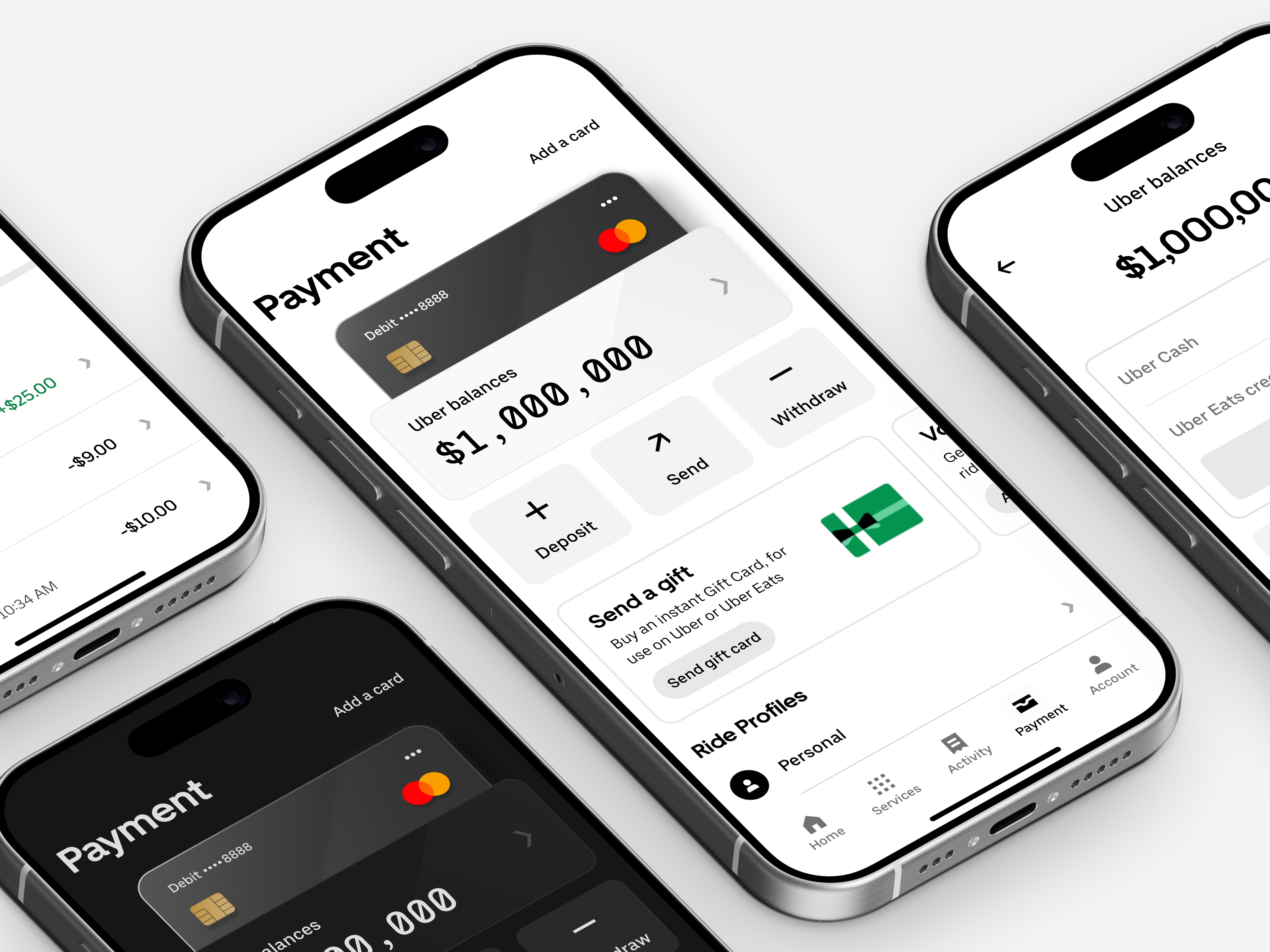 💳 Uber Cash – Wallet Redesign Concept appredesign conceptdesign designexploration digitalwallet financeapp financeux fintech interactiondesign mobileappui mobiledesign mobilewallet moneytransfer paymentapp productdesign uber ubercash uidesign uiux uxdesign walletapp