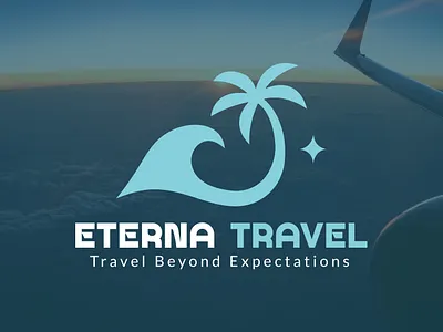 Eterna Travel: Your Gateway to Endless Adventures branding graphic design logo logotype travel logo