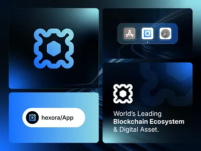 Hexora - Hexagon Logo Design for Web3, AI, Tech Startup blockchain logo brand identity branding crypto logo defi logo futuristic logo logo logo design logo designer logo identity logotype modern logo polygon logo saas logo startup identity tech startup web3 logo