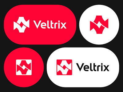 Veltrix Professional Modern Logo Design abstract logo brand identity branding design dynamic logo fintech logo futuristic logo growth logo innovative logo logo minimalist logo modern logo professional logo software logo symbolic logo tech startup logo technology logo