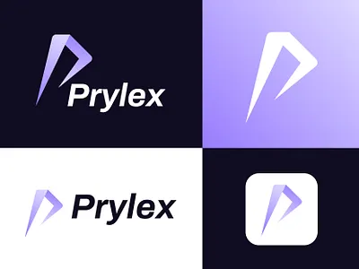 Prylex P Lettermark Logo for Web3 & Tech Industry arrow logo blockchain logo branding crypto designer crypto logo defi logo futuristic logo lettermark logo logo logo design logo designer p logo saas logo startup identity tech forward tech startup token logo web3 logo