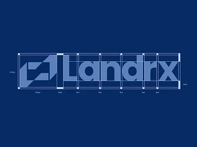 Landrx-Logo Design & Logo Anatomy. branding identity letter l logo logo anatomy logo design logo icon modern logo real estate logo visual identity