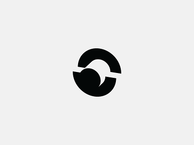 orbit axis black design icon logo mechanical motion moving negative space orbit pivot revolution simple