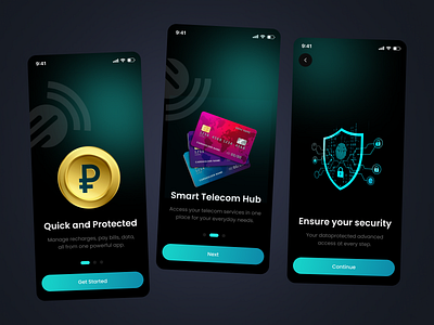 Pay Bill App – Log in & Sign Up Screen Design android app design confirm password create an account forgot password input field ios login mobile mobile app money transfer app onboarding online banking app p send money app payment app sign up signup ui ux wallet app