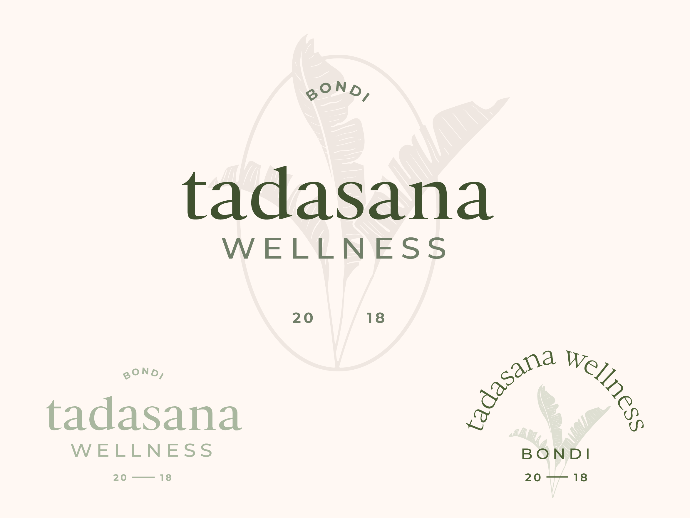 Tadasana Wellness | Branding + Website brand design branding design fitness branding graphic design illustration logo logo design modern logo design organic branding palm logo typography vector web branding web design website design yoga brand yoga branding yoga studio