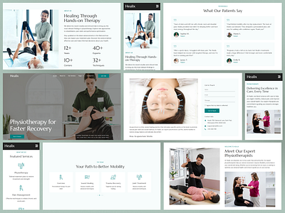 Healix – Physiotherapy & Therapy Center Website clinic website healthcare website landing page landing page design llc medical website modern website design patient care website physiotherapy website raddito rehabilitation center website therapy website ui design uiux design ux inspiration web design website wellness website