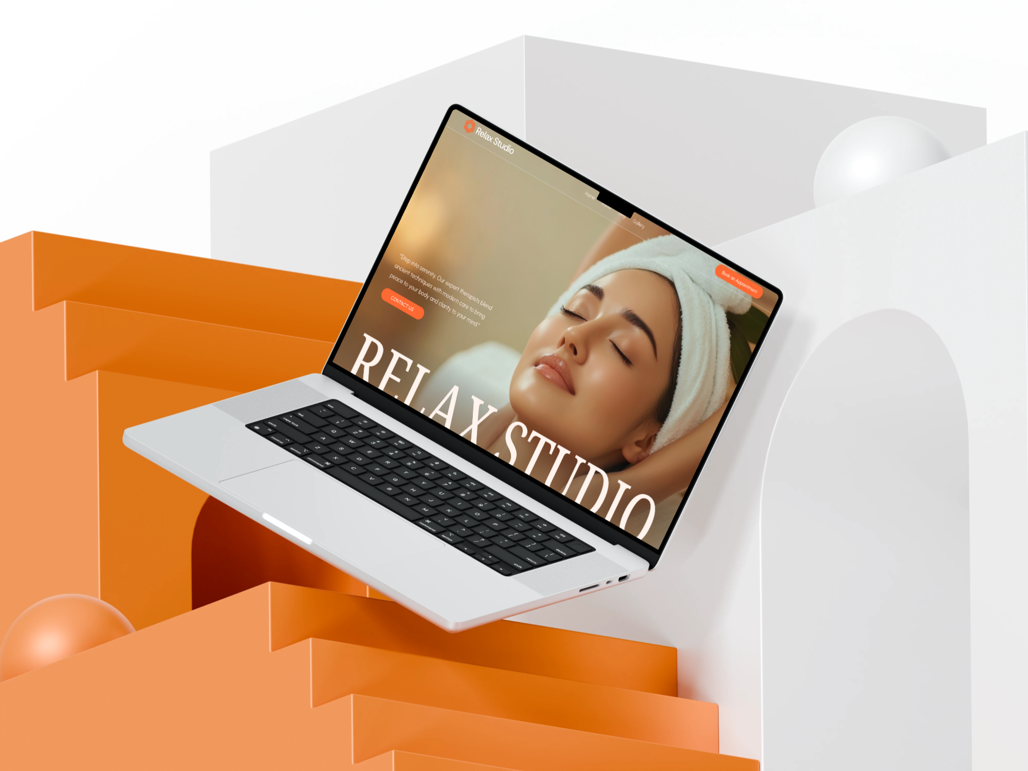 Example of Spa & Beauty Landing Page –Full Website