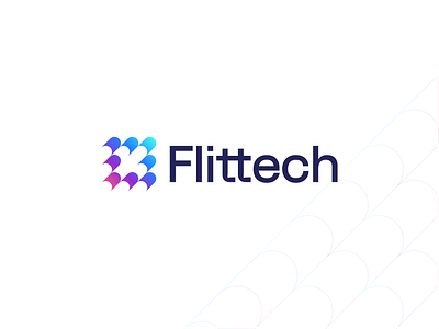 Flittech - Logo Design bird teh logo brand identity branding designxpart flittech logo logo design tech tech logo technology logo