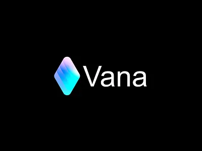 Vana Logo blockchain branding colour full logo crypto logo design designer futuristic futuristic logo design india lalit logo logo design logo designer logos metaverse metaverse cryptocurrency print smart logo design v