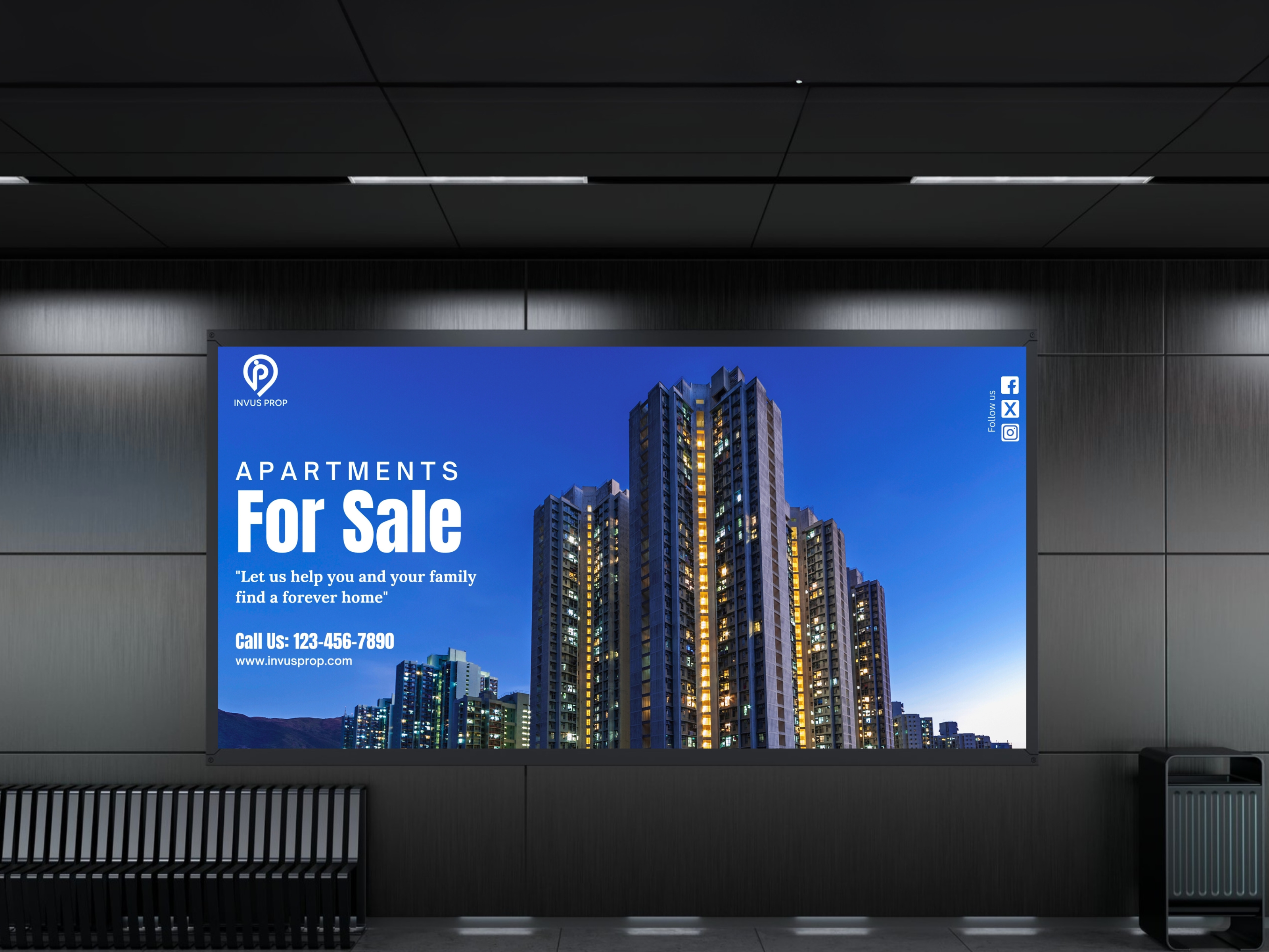 Invus Prop Branding branding invusprop logo logodesign propertyapp propertytech realestaelogo