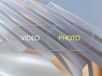 Liquid Glass Camera Toolbar cameraui glassy glassyui interaction interactiondesign liquidglass microinteraction mobileui motion motion graphics motiondesign ui uianimation uidesign uxmotion