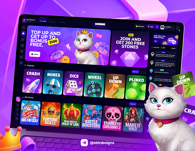 👑 Casumo - Gambling Website betting betting website casino casino design casino gambling casino game casino interface casino template casino ui casino website gambling igaming slots