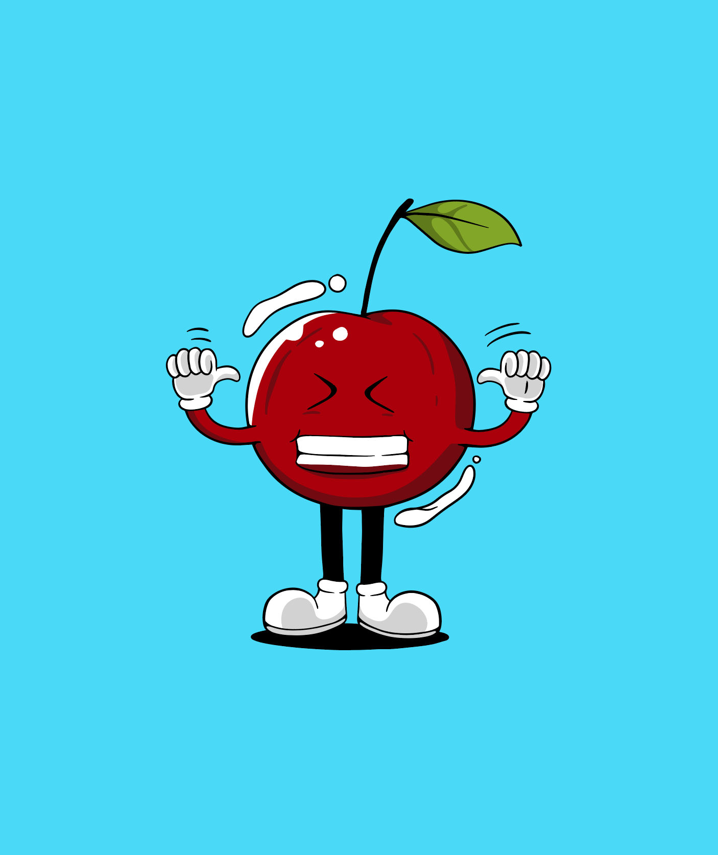 Cherry Champion apparel apparel design artwork branding character illustration cherry character cherry illustration fruit illustration graphic design illustration mascot design mascot illustration