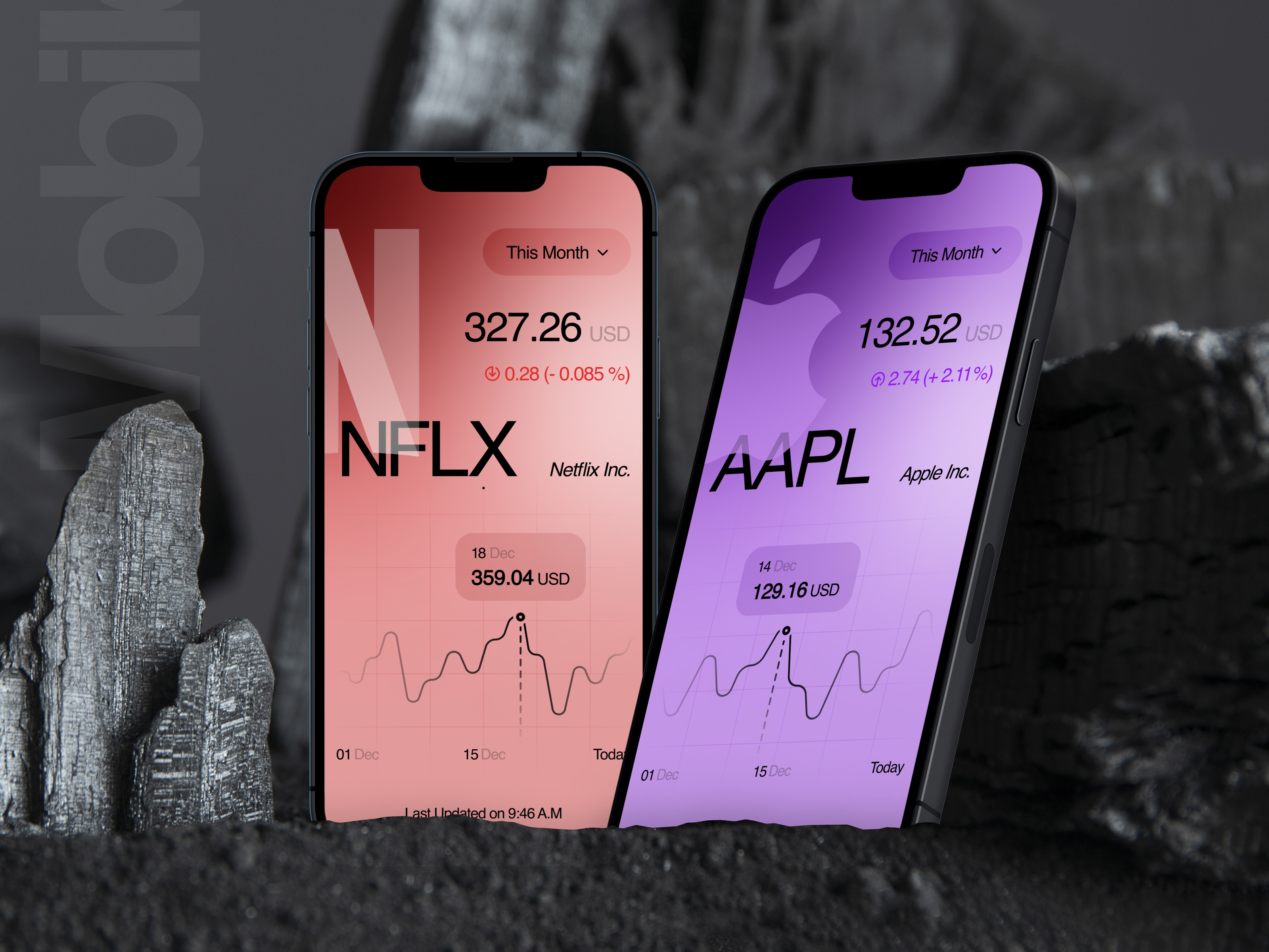 Stocks Mobile App 📉 by Ho3ein for Pela Design on Dribbble