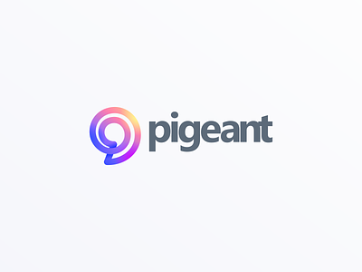 Pigeant Logo Design brand branding colorful design identity logo pigeant simple