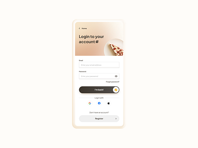 Login UI - Beyond High-Fidelity branding graphic design ui visual