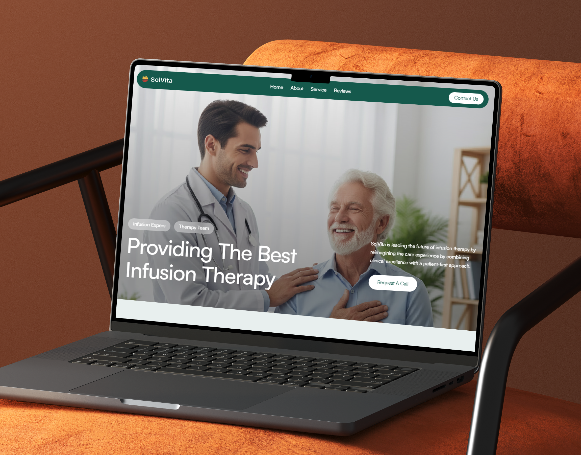 SolVita — Infusion Therapy, Healthcare Brand Identity & Website medical branding telemedicine