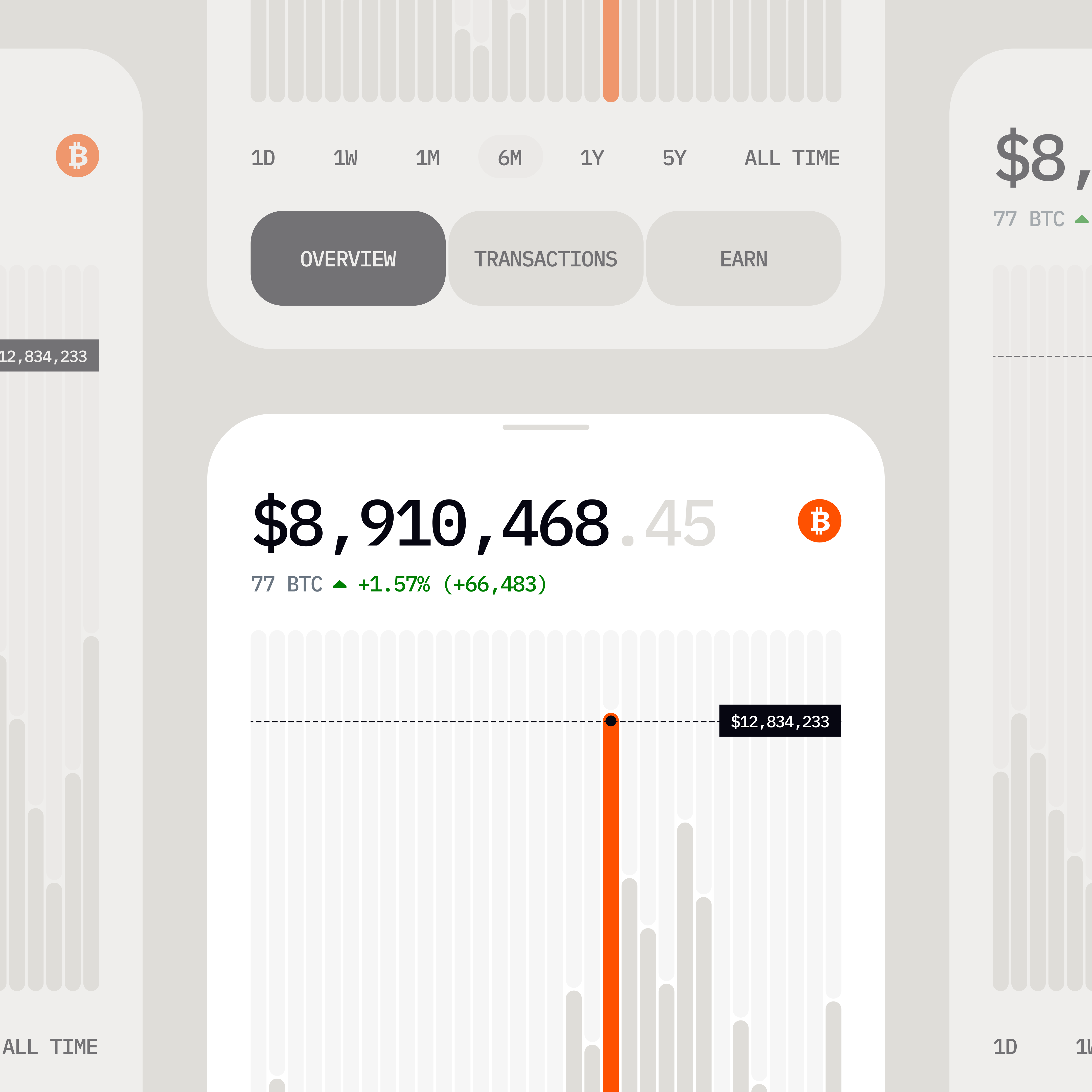Asset Analysis app bitcoin crypto design investment money ui uiux web website