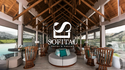 Sofital Hotel & Resort Branding abstract logo brand identity branding graphic design hotel and resort logo hotel branding hotel logo logo logo design logomark visual identity visualisation wordmark logo