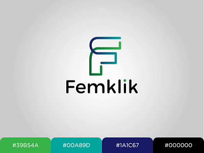 Femklik Logo Design animated logo animation branding corporate id design flat design graphic design logo vector visual identity
