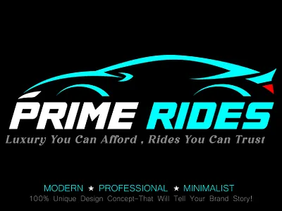 "Prime Rides" Car Rental Company Logo best logo best logo design branding business clean logo clean logo design company creative logo flat logo fresh logo hand drawn logo lodo design logo luxury logo marketing minimalist logo modern business modern logo simple logo timeless logo